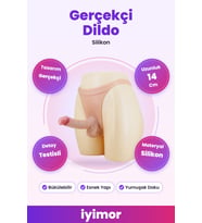14 Cm Gerçekçi Penisli Giyilebilir Yumuşak Silikon String – iyimor
