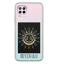 Huawei Sun Moon Tasarımlı Şeffaf Telefon Kılıfı