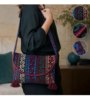 BK Gift El Yapımı Otantik Türk Kilim Omuz Çantası -10, Günlük, Kitap, Tablet, Plaj ve Seyahat Çantası