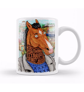 Bojack Horseman Kupa Bardak Porselen