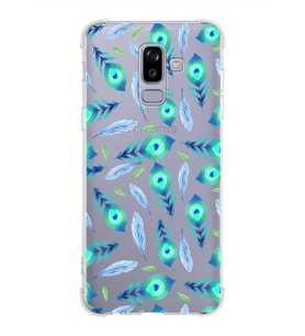 PrintiFy Samsung Galaxy J8 Uyumlu Nazar Boncuğu 3 Baskılı Şeffaf Köşe Korumalı Antişok Kılıf