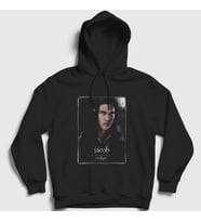 Presmono Unisex Siyah Jacob Twilight Kapüşonlu Sweatshirt 311487tt