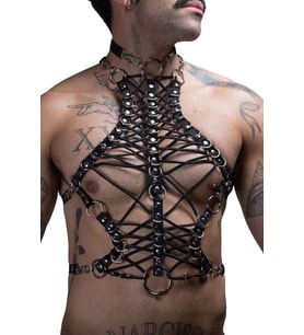 Mulvxbrf Brf02 Erkek Lastik Göğüs Harness - Brfm192 (Mulvix)