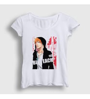 Presmono Kadın Beyaz Ichigo V2 Anime Bleach T-Shirt 127703tt