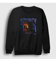 Presmono Unisex Siyah Gods Haggard Sweatshirt 79677tt