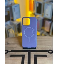 iPhone 16 Pro Max Uyumlu İçi Kadife Magsafe Destekli Premium Silikon Kılıf (Mor)