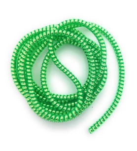 SPELT Şarj Aleti Kablosu Kablo Kordon Koruyucu Spiral Sarma Kılıf Koruma Green Shine