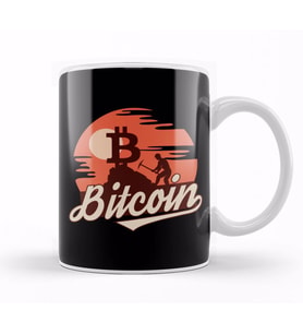 Bitcoin Kupa Bardak Porselen