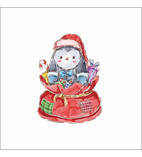 Hediye Penguen Sticker Duvar Sticker 30x20 CM