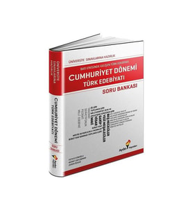 Aydın Üniversiteye Hazırlık Cumhuriyet Edebiyatı Soru Bankası Aydın Komisyon Aydın Yayınları