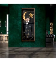 Saatli Mustafa Kemal Atatu¨rk Cam Tablo
