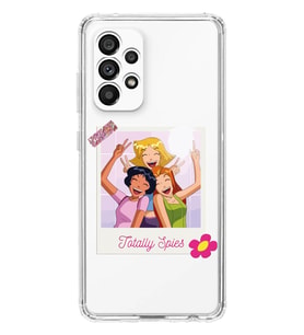 Samsung Galaxy A13 Uyumlu Totally Spies Tasarımlı Şeffaf Telefon Kılıfı