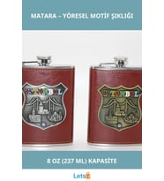 Paslanmaz Çelik İstanbul Yöresel Matara 8 oz