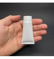 Beyaz Boş Krem Tüpü 20ml , Vidalı Kapaklı Merhem Tüpü ,  Beyaz Lipgloss Tüp 20 ml x 3 Adet