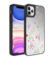 Apple iPhone 11 Pro Kılıf Aynalı Desenli Kamera Korumalı Parlak Zore Mirror Kılıf Dallar