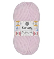 Yumurcak Kadife El Örgü Ipi Toz Pembe K1562
