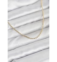 CM 14K Renk Top Zincirli Model 60 cm Kadın Kolye