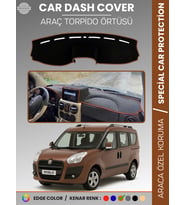 FIAT DOBLO (2008-2013) DOUBLE EKRAN AIRBAGLİ Torpido Örtüsü Ön Göğüs Koruma Araca Özel Tam Uyum