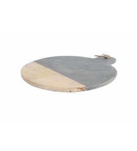 Porland Patna Siyah Yuvarlak Sunum Taşı 43 Cm 04STY003426