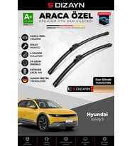 S-Dizayn Hyundai Ioniq 5 Ön Cam Silecek Seti 2021 Üzeri Premium Araca Özel 65-45 Cm A+ Kalite