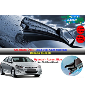 Hyundai Accent Blue Muz Silecek Takımı 2011-