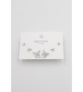 Northcity Çoklu Set Küpe - Gümüş