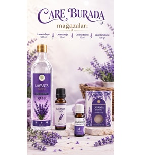 Lavanta Bahçesi Seti (İçilebilir Lavanta Suyu & Lavanta Yağı & Lavanta Esansı & Lavanta Sabunu)