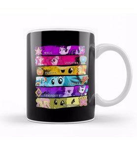 My Little Pony Elements Kupa Bardak Porselen