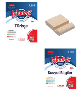 6. Sınıf Maarif Serisi Türkçe ve Sosyal Bilgiler Akademik Gelişim Denemeleri + Telefon Standı