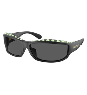Swarovski SK6009 102087 73 Kadın Güneş Gözlüğü (Siyah)