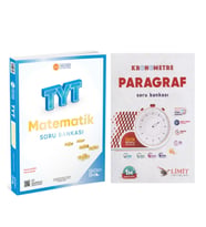Limit Yayınları TYT Paragraf ve Üç Dört Beş Matematik Soru Bankası 2 Kitap Set