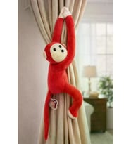 Maymun yapışkanlı vikvik sesli 60cm - Maymun Peluş Oyuncak