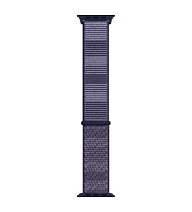 Microsonic Apple Watch Series 7 45mm Hasırlı Kordon Woven Sport Loop Lacivert