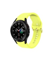 Samsung Galaxy Watch 4 Classic 42mm Uyumlu Kordon Silikon Spor Görünümlü Esnek Yumuşak KRD-50 Kayış