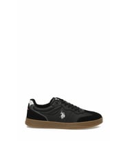 U.S. Polo Assn. YALE Süet Detaylı Hafif Günlük Erkek Sneaker Ayakkabı (Siyah)