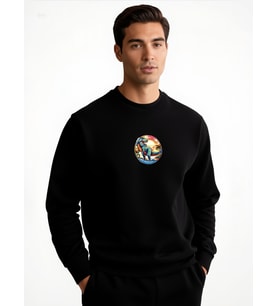 T-REX UNİSEX SWEATSHİRT (Siyah)
