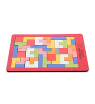 Ahşap Eğitici Tetris - Eğitici Ahşap Oyuncak - Eğitici Blok Dizme - Yeni Nesil Tetris (Karışık)