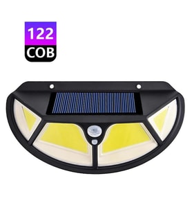 Trendpoint 122 Ledli Oval COB Led Solar Güneş Enerjili Bahçe Lambası Hareket Sensörlü Şarj Olabilen