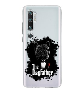 Xiaomi Mi Note 10 Uyumlu Kapak Dog Father Tasarımlı Şeffaf Silikon Kılıf