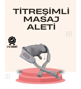 Kablosuz Boyun Omuz Masaj Aleti Isıtmalı Yoğurmalı - Lisinya