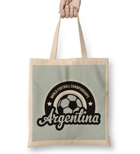 Argentina Sunrise World Football Championship 2018 Bez Çanta Uzun Saplı