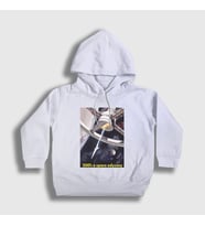 Presmono Unisex Çocuk Beyaz Space Station Film 2001 A Space Odyssey Kapüşonlu Sweatshirt 241847tt