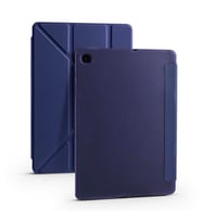 Galaxy Tab A7 10.4 T500 2020 Kılıf Tri Folding Kalem Standlı Lacivert