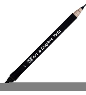 Zig Art & Graphic Twin Marker Çizim Kalemi 74 Cool Grey 11 