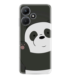 Infınix Hot 30i Kılıf Silikon Desen Özel Seri Hello Panda 1709
