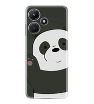 Infınix Hot 30i Kılıf Silikon Desen Özel Seri Hello Panda 1709