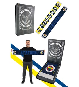 UNISEX ATATÜRK ŞAL LAZER KUTU HEDİYELİ