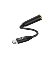 A195 USB-C 3.5mm Kulaklık jakı Bluetooth Adaptörü (Siyah)