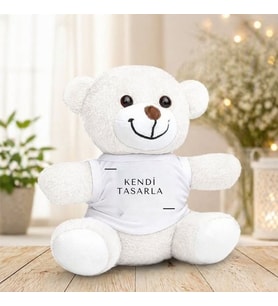 Kendin Tasarla Kişiye Özel Baskılı Peluş Ayıcık