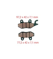 KANUNİ SEYHAN 125 ÖN FREN DİSK BALATASI